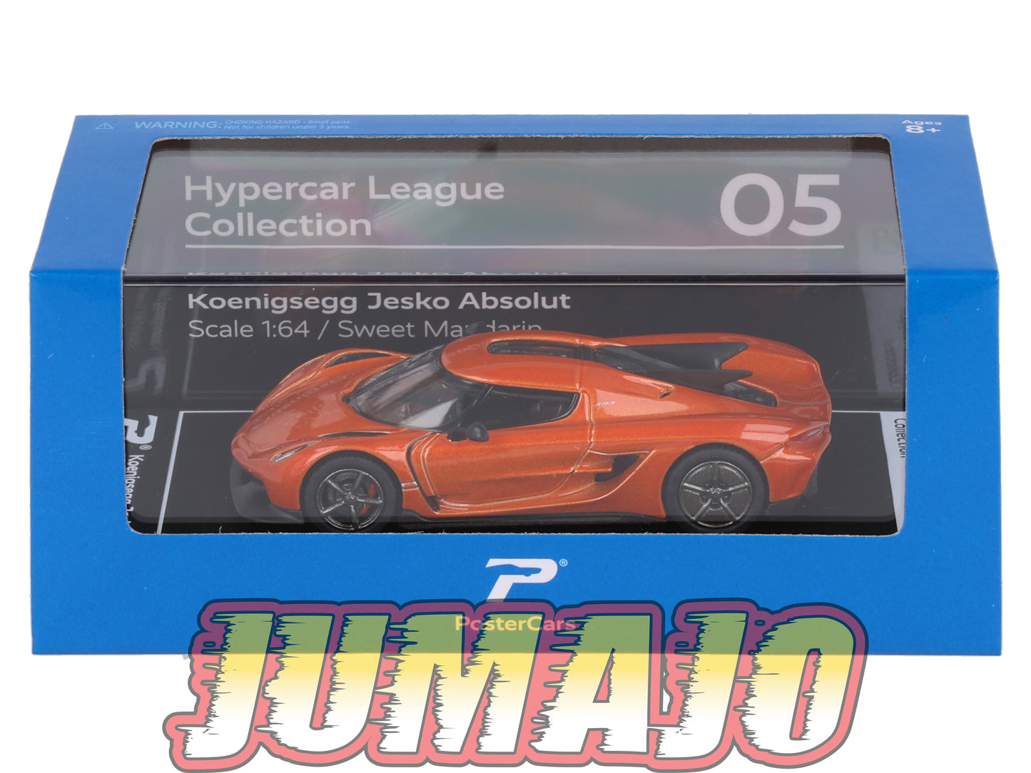 TRI205 Voiture 1/64 PosterCars Hypercar Collection : KOENIGSEGG Jesko Absolut