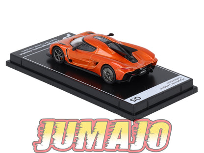 TRI205 Voiture 1/64 PosterCars Hypercar Collection : KOENIGSEGG Jesko Absolut