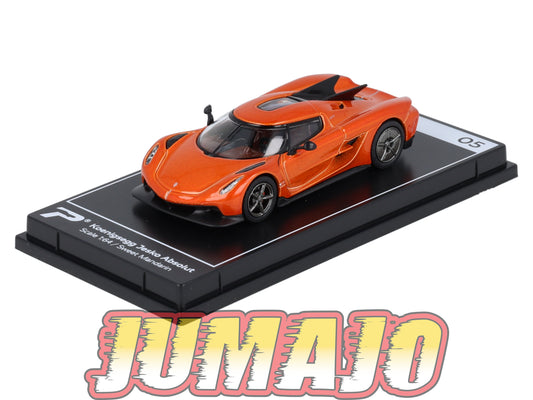 TRI205 Voiture 1/64 PosterCars Hypercar Collection : KOENIGSEGG Jesko Absolut