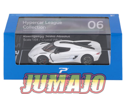 TRI206 Voiture 1/64 PosterCars Hypercar Collection : KOENIGSEGG Jesko Absolut