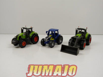TRI99 : 5 X 3 inches 1/64 NOREV Claas Axion 820, New Holland W190b
