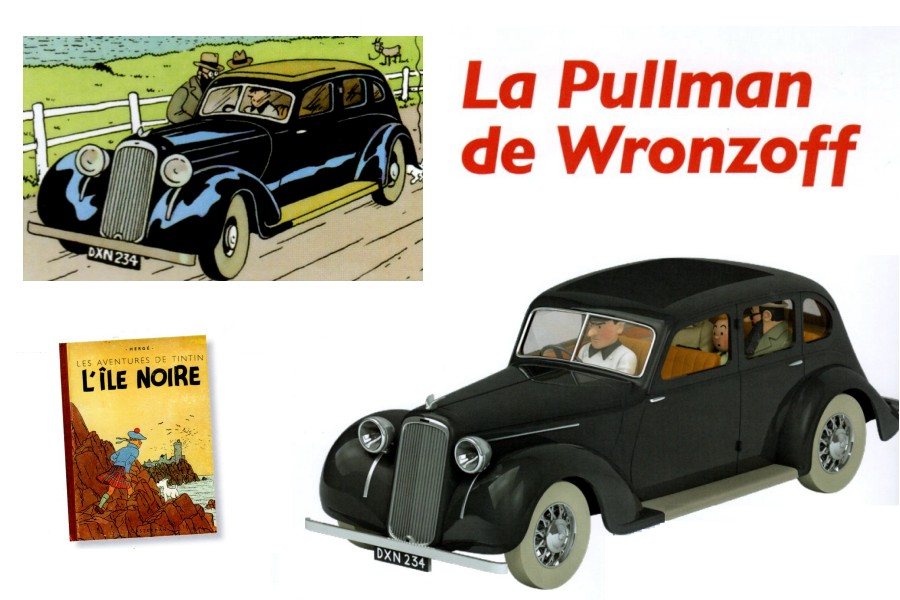 TVQ22 Voiture Tintin 1/24 Hachette : La voiture de Mitsuhirato – Jumajo