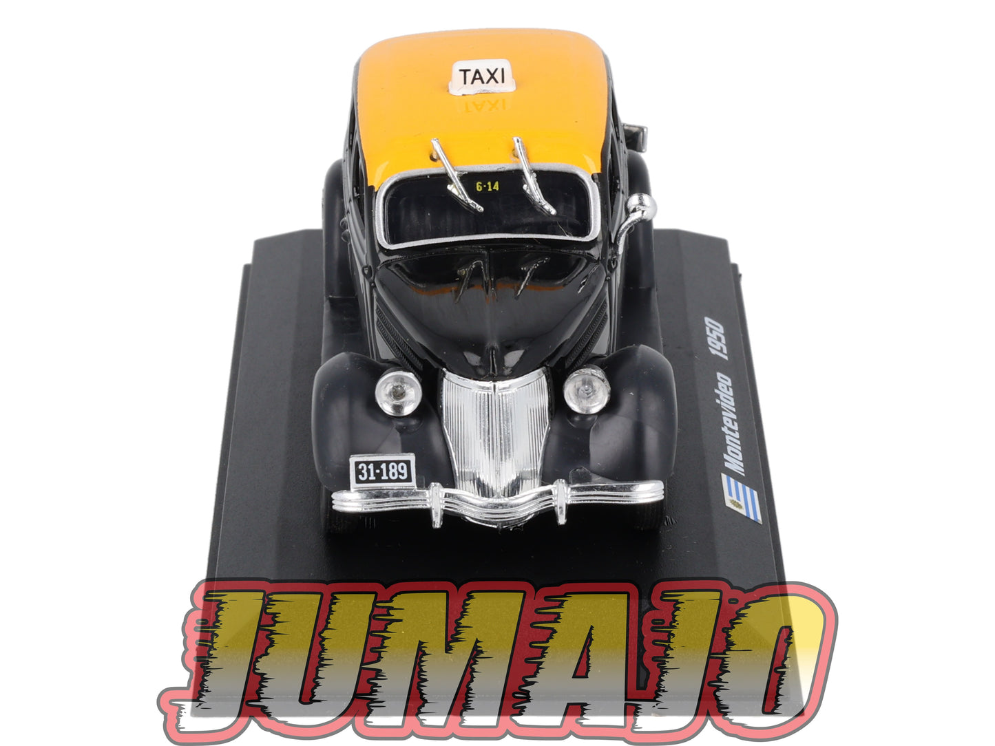 TX102 Voiture 1/43 AMERCOM TAXIS DU MONDE : Ford V8 Montevideo 1950