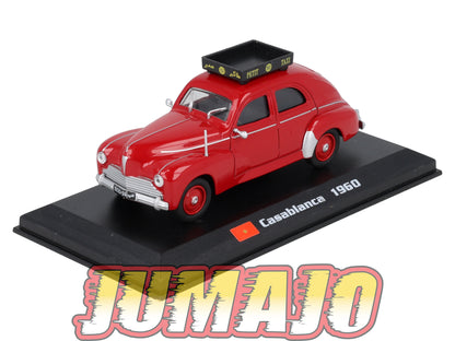 TX104 Voiture 1/43 AMERCOM TAXIS DU MONDE : Peugeot 203 Casablanca 1960