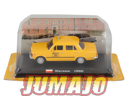 TX105 Voiture 1/43 AMERCOM TAXIS DU MONDE : Fiat 125p