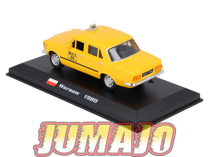 TX105 Voiture 1/43 AMERCOM TAXIS DU MONDE : Fiat 125p
