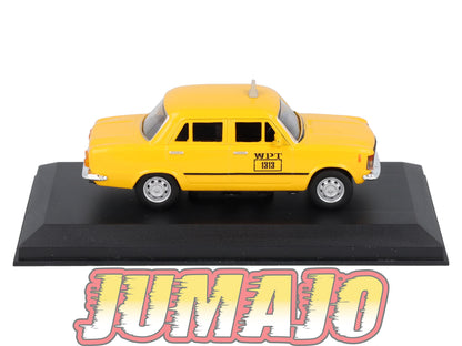 TX105 Voiture 1/43 AMERCOM TAXIS DU MONDE : Fiat 125p