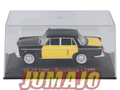 TX10 Voiture 1/43 IXO/Altaya TAXIS DU MONDE : SEAT 1500 Barcelona 1970