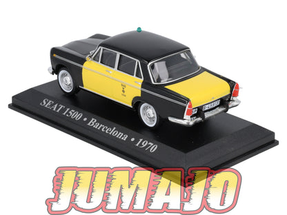 TX10 Voiture 1/43 IXO/Altaya TAXIS DU MONDE : SEAT 1500 Barcelona 1970
