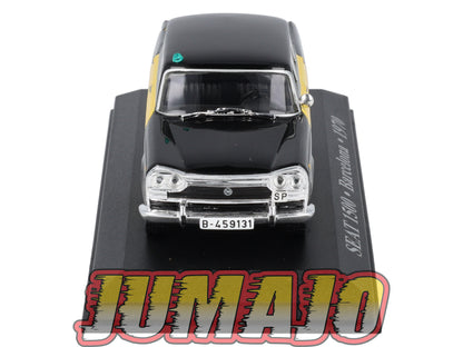 TX10 Voiture 1/43 IXO/Altaya TAXIS DU MONDE : SEAT 1500 Barcelona 1970