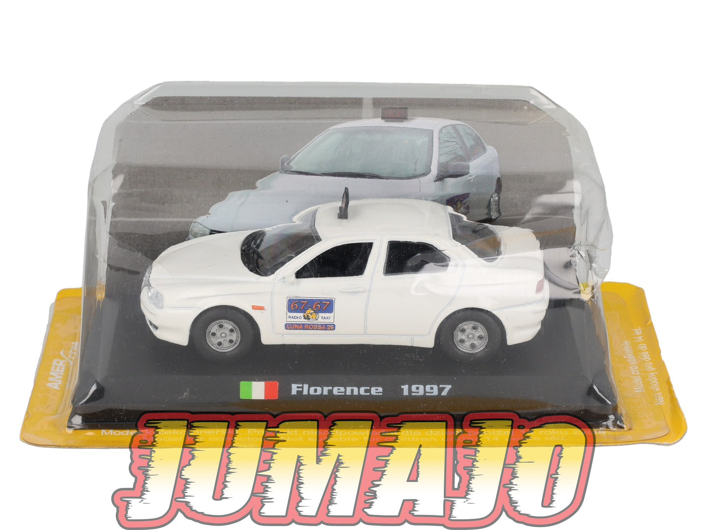 TX112 Voiture 1/43 AMERCOM TAXIS DU MONDE : Alfa Romeo 156 Florence 1977
