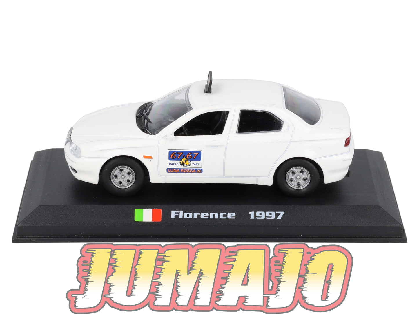 TX112 Voiture 1/43 AMERCOM TAXIS DU MONDE : Alfa Romeo 156 Florence 1977