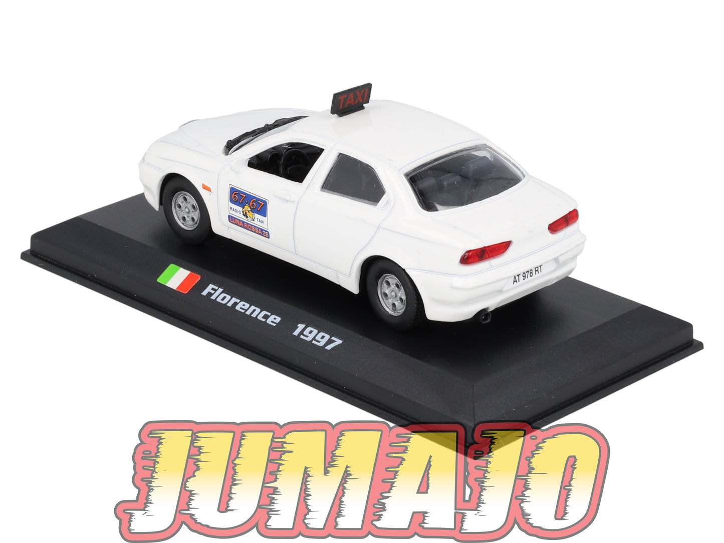 TX112 Voiture 1/43 AMERCOM TAXIS DU MONDE : Alfa Romeo 156 Florence 1977