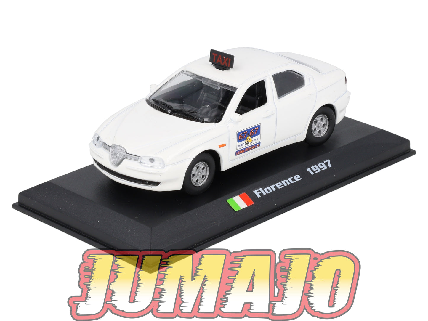 TX112 Voiture 1/43 AMERCOM TAXIS DU MONDE : Alfa Romeo 156 Florence 1977