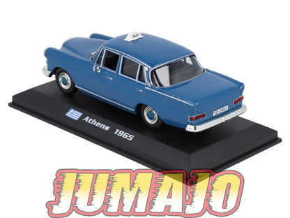 TX113 Voiture 1/43 AMERCOM TAXIS DU MONDE : Mercedes 200D Athens 1965