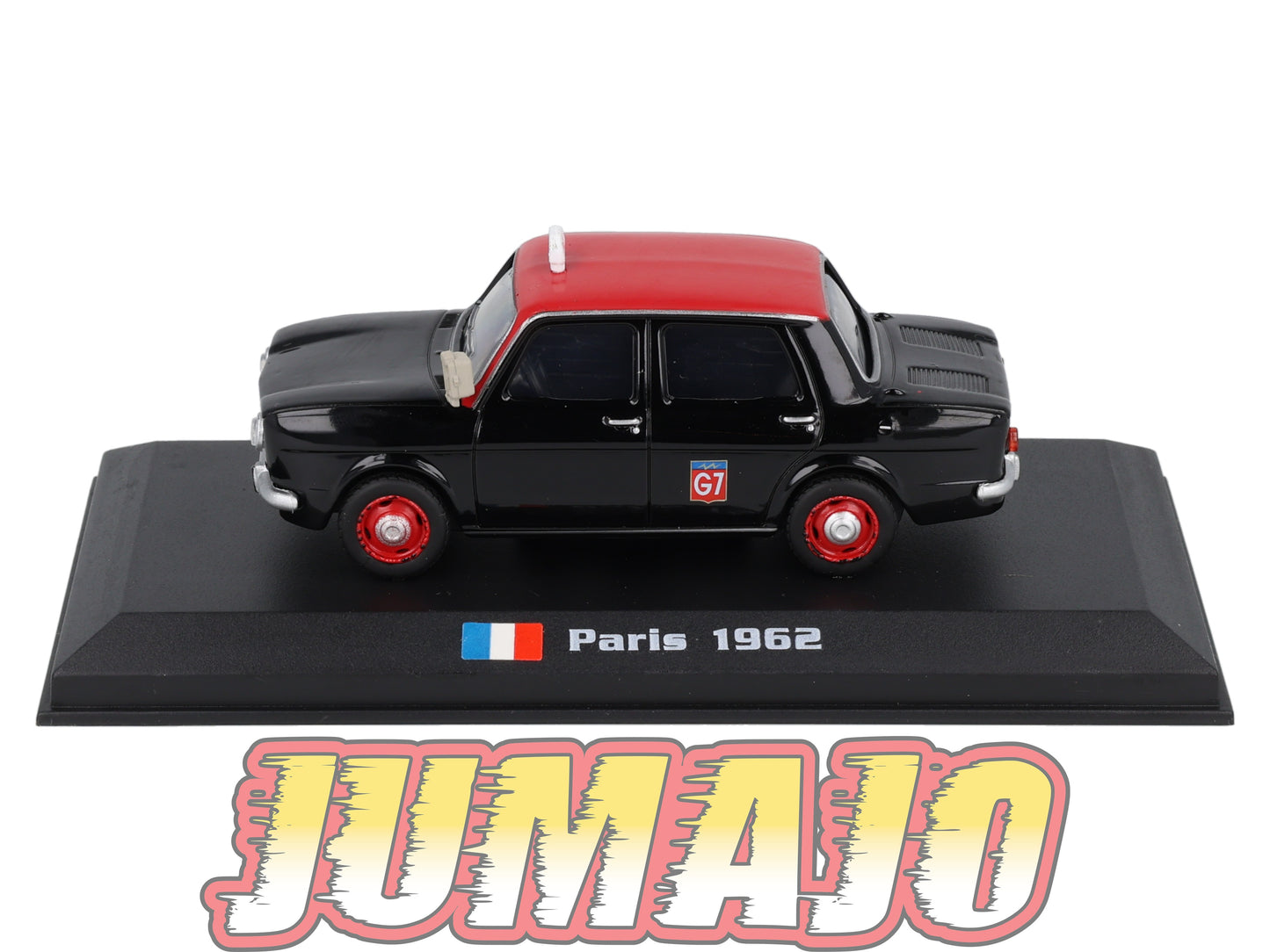 TX120 Voiture 1/43 AMERCOM TAXIS DU MONDE : Simca 1000 Paris 1962
