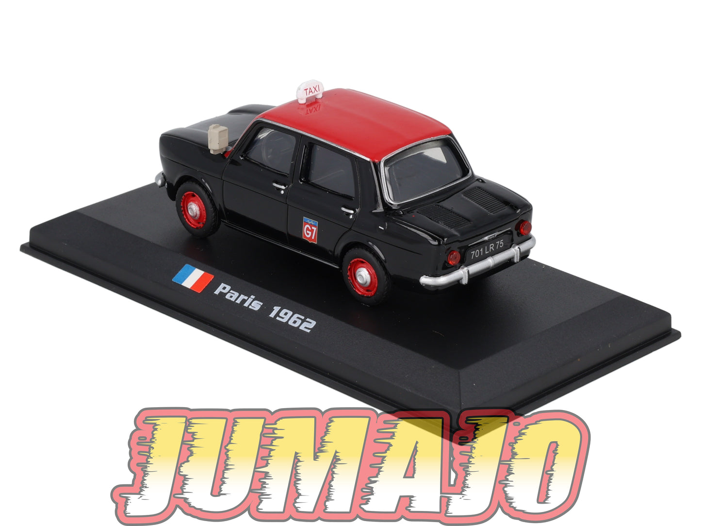 TX120 Voiture 1/43 AMERCOM TAXIS DU MONDE : Simca 1000 Paris 1962