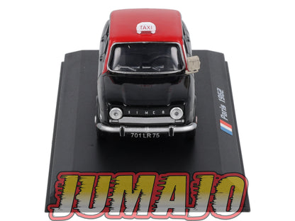 TX120 Voiture 1/43 AMERCOM TAXIS DU MONDE : Simca 1000 Paris 1962