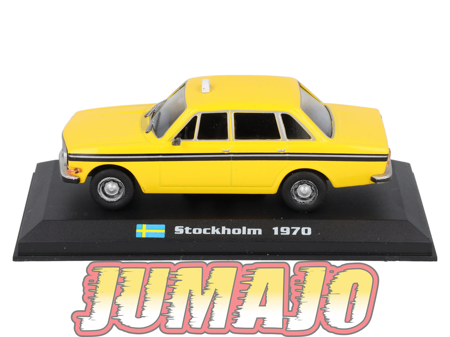 TX121 Voiture 1/43 AMERCOM TAXIS DU MONDE : Volvo 144 Stockholm 1970