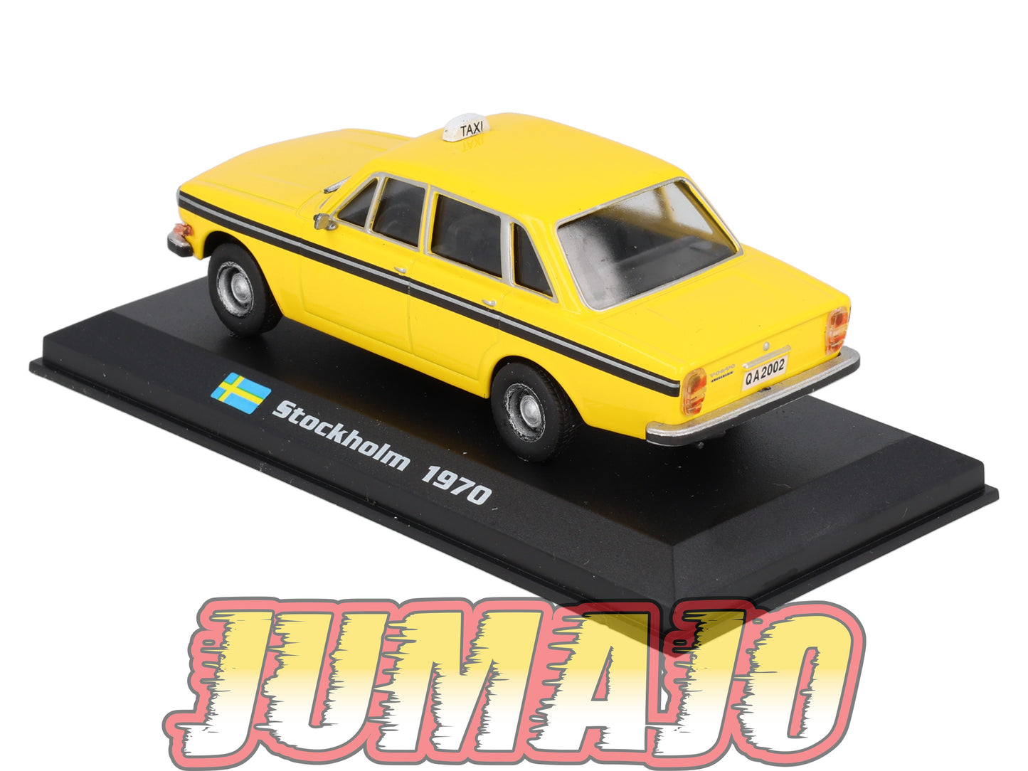 TX121 Voiture 1/43 AMERCOM TAXIS DU MONDE : Volvo 144 Stockholm 1970
