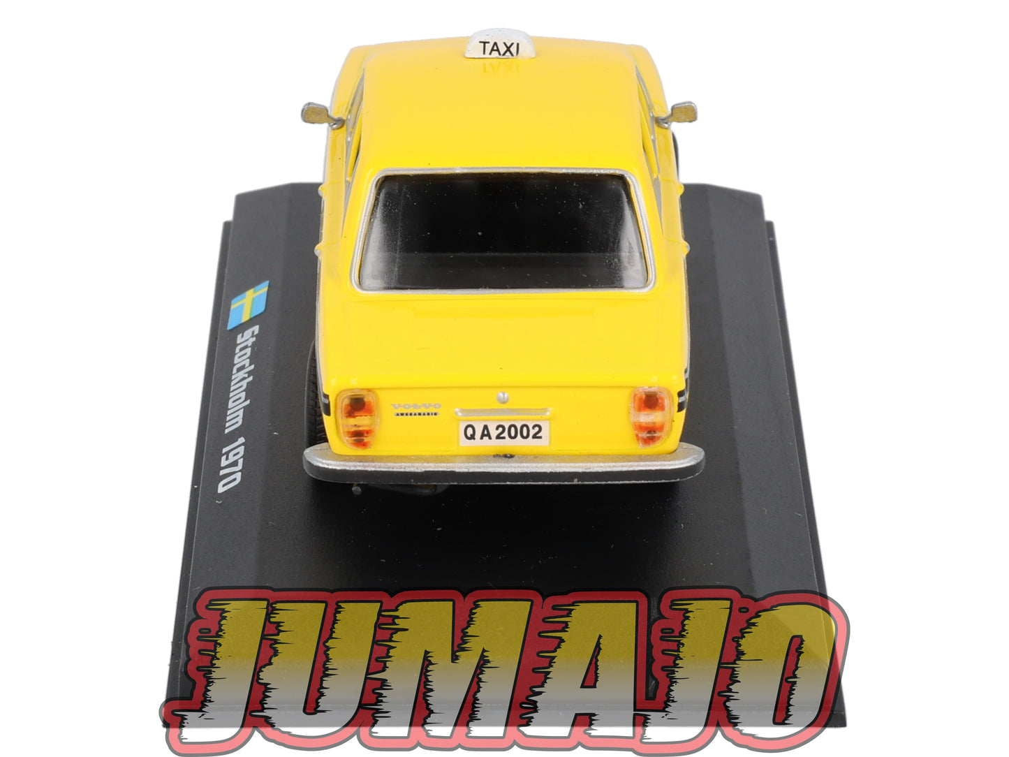 TX121 Voiture 1/43 AMERCOM TAXIS DU MONDE : Volvo 144 Stockholm 1970