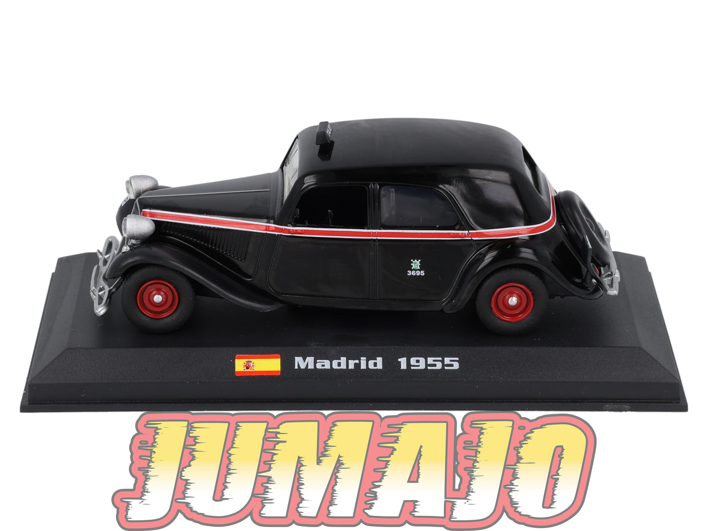 TX122 Voiture 1/43 AMERCOM TAXIS DU MONDE : Citroen traction Avant Madrid 1955
