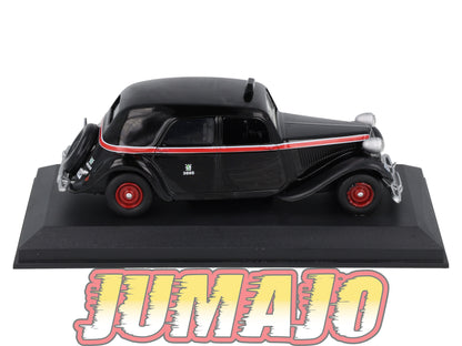TX122 Voiture 1/43 AMERCOM TAXIS DU MONDE : Citroen traction Avant Madrid 1955