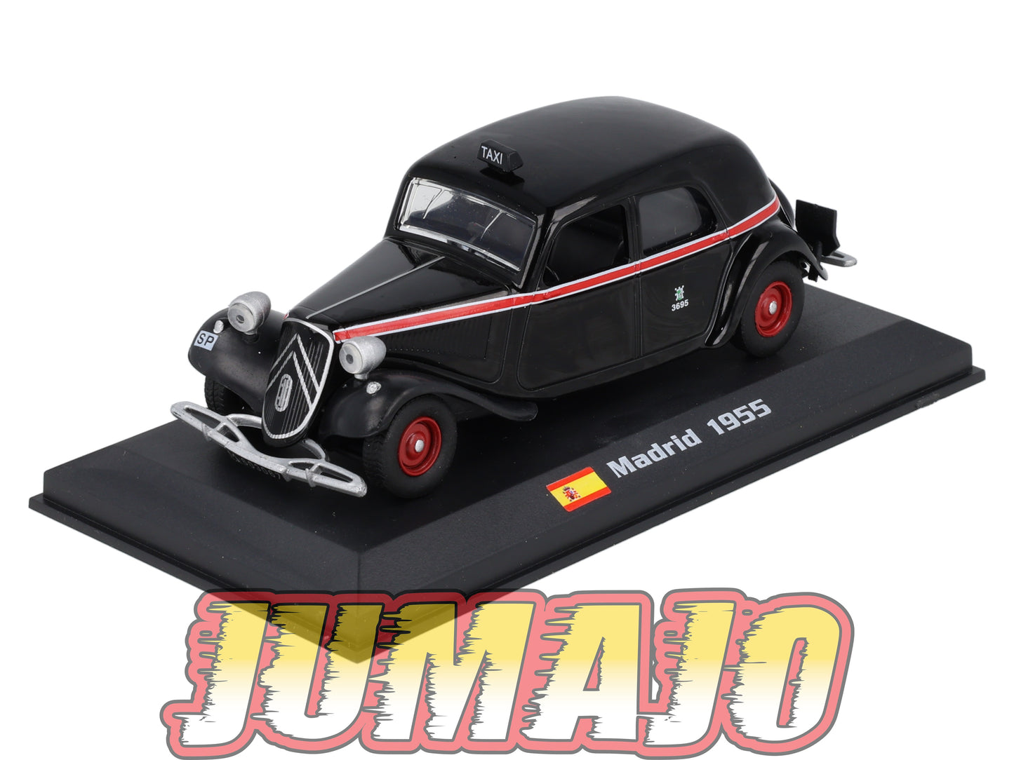TX122 Voiture 1/43 AMERCOM TAXIS DU MONDE : Citroen traction Avant Madrid 1955