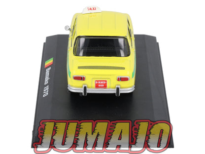 TX123 Voiture 1/43 AMERCOM TAXIS DU MONDE : Renault 8 Bamako 1970
