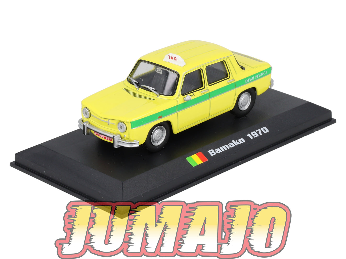 TX123 Voiture 1/43 AMERCOM TAXIS DU MONDE : Renault 8 Bamako 1970