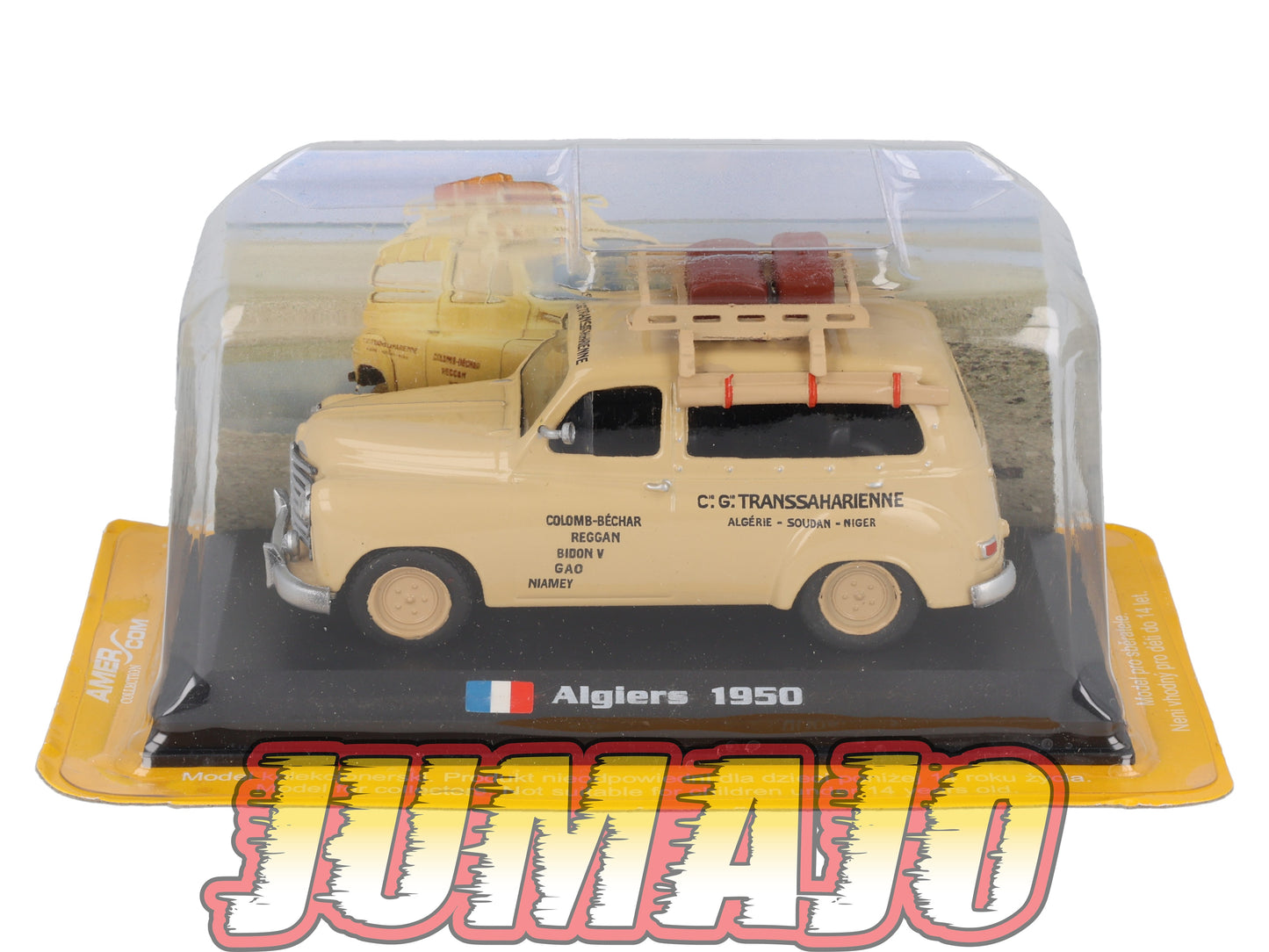 TX124 Voiture 1/43 AMERCOM TAXIS DU MONDE : Renault colorale Algiers 1950