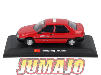 TX126 Voiture 1/43 AMERCOM TAXIS DU MONDE : Citroen Dong Feng 988 Beijing 2000
