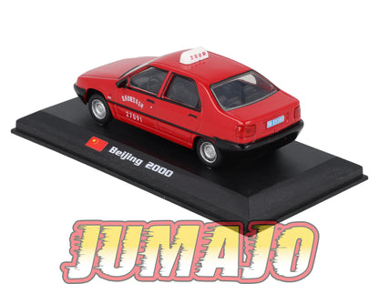 TX126 Voiture 1/43 AMERCOM TAXIS DU MONDE : Citroen Dong Feng 988 Beijing 2000