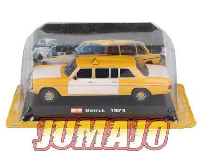 TX127 Voiture 1/43 AMERCOM TAXIS DU MONDE : Mercedes 240D Beyrout 1973