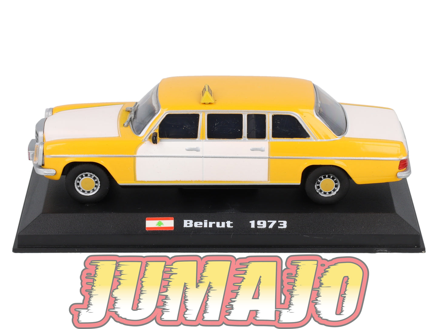 TX127 Voiture 1/43 AMERCOM TAXIS DU MONDE : Mercedes 240D Beyrout 1973
