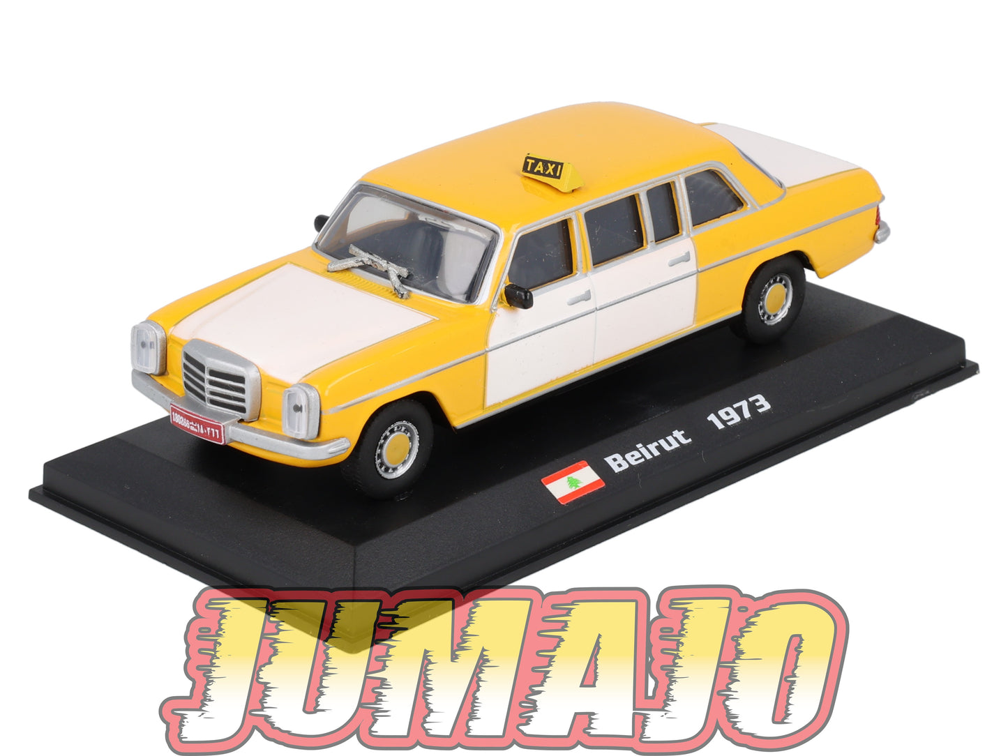 TX127 Voiture 1/43 AMERCOM TAXIS DU MONDE : Mercedes 240D Beyrout 1973