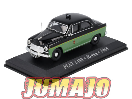 TX12 Voiture 1/43 IXO/Altaya TAXIS DU MONDE : FIAT 1400 Roma 1955