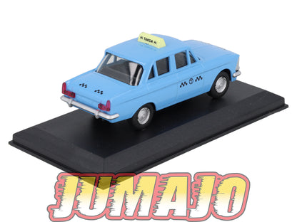 TX130 Voiture 1/43 AMERCOM TAXIS DU MONDE : Moskwicz 408 Moscow 1964