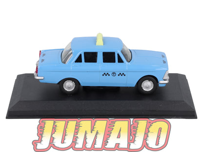 TX130 Voiture 1/43 AMERCOM TAXIS DU MONDE : Moskwicz 408 Moscow 1964