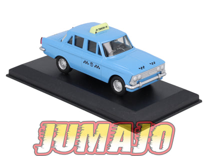 TX130 Voiture 1/43 AMERCOM TAXIS DU MONDE : Moskwicz 408 Moscow 1964