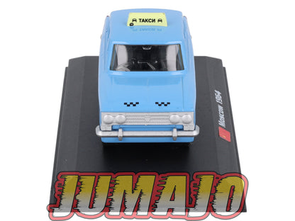 TX130 Voiture 1/43 AMERCOM TAXIS DU MONDE : Moskwicz 408 Moscow 1964
