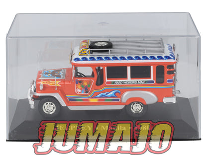 TX13 Voiture 1/43 IXO/Altaya TAXIS DU MONDE : JEEPNEY Manila 1980