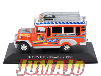 TX13 Voiture 1/43 IXO/Altaya TAXIS DU MONDE : JEEPNEY Manila 1980