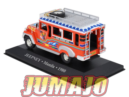 TX13 Voiture 1/43 IXO/Altaya TAXIS DU MONDE : JEEPNEY Manila 1980