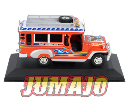 TX13 Voiture 1/43 IXO/Altaya TAXIS DU MONDE : JEEPNEY Manila 1980