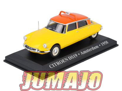 TX15 Voiture 1/43 IXO/Altaya TAXIS DU MONDE CITROËN DS19 Amsterdam 1958