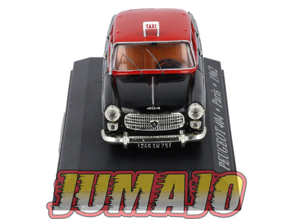 TX1 Voiture 1/43 IXO/Altaya TAXIS DU MONDE : PEUGEOT 404 Paris 1962