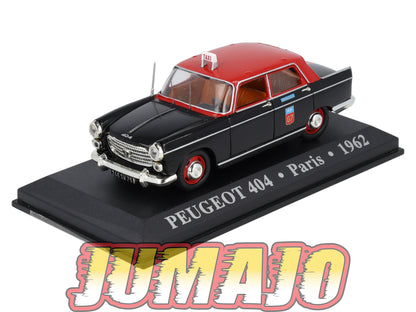 TX1 Voiture 1/43 IXO/Altaya TAXIS DU MONDE : PEUGEOT 404 Paris 1962