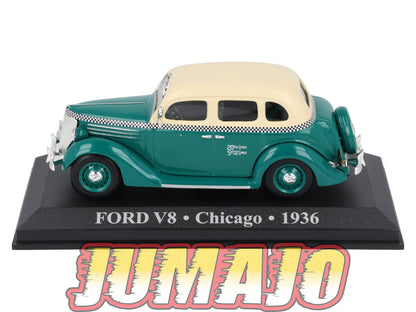 TX20 Voiture 1/43 IXO/Altaya TAXIS DU MONDE : FORD V8 Chicago 1936