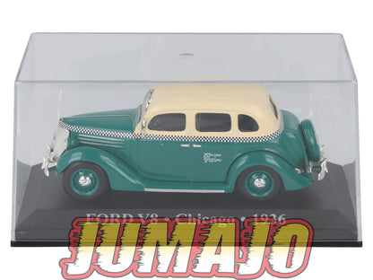 TX20 Voiture 1/43 IXO/Altaya TAXIS DU MONDE : FORD V8 Chicago 1936